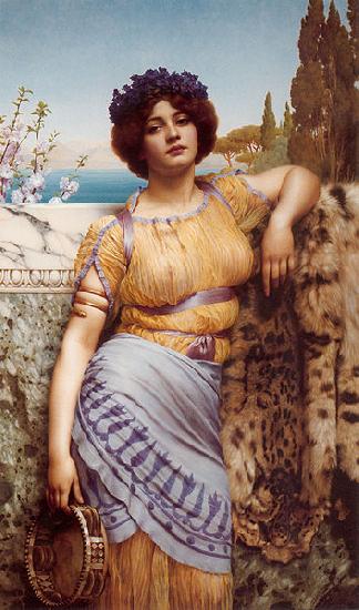 John William Godward Ionian Dancing Girl France oil painting art